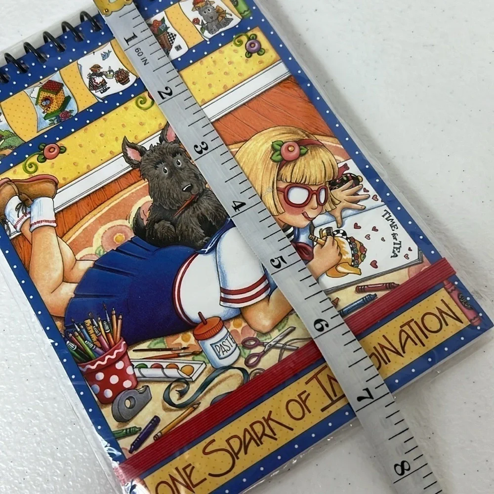 Mary Engelbreit “One Spark of Imagination” Spiral Notebook 2012 New in Package